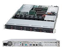 SYS-1026T-UF, Серверная платформа Supermicro SYS-1026T-UF; 1U, 2-Nehalem; 8x2.5" SAS/SATA; upto 96 GB 1333 DDR3 ECC Reg, x16 PCI-E+UIO 