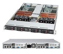 SYS-1025TC-TB, Серверная платформа Supermicro BBNS 1UTWIN 2XDP Node Black-4x 2.5 SATA 48GB Per Node