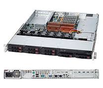 SYS-1025W-UB, Серверная платформа Supermicro SYS-1025W-UB (Black); 1U, 8xSATA 2,5" HDD, DDR2 FBD 800/667, 1 UIO, 560W 
