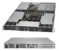 SYS-1027GR-TRFT, Серверная платформа Supermicro SERVER SYS-1027GR-TRFT (X9DRG-HTF, CSE-118GQ-R1800B) (LGA2011 DUAL,C602,SVGA,SATA RAID,4x2.5'' HotSwap,2x10Gbase-T,8xDDRIII DIMM,1U,rackmount,1800W redundant,GPU)