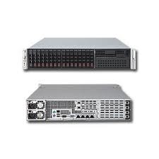 SYS-2026T-URF4+, Серверная платформа Supermicro SYS-2026T-URF4+; 2U, 2-Nehalem; 16x2.5" SAS/SATA, 2x920W, 4x1G 