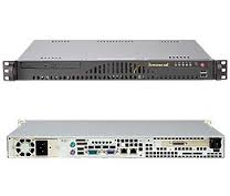 SYS-5015B-MRB, Серверная платформа Supermicro SYS-5015B-mRB (Black) 1U RM Black Up Xeon 3000 LGA775 1x SATA PCEX8/x 200W PWS 