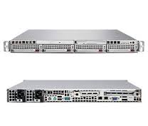 SYS-6015B-3RB, Серверная платформа Supermicro SYS-6015B-3RB; 1U, 4xSAS, 2x650W 