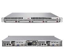 SYS-6015T-INFV, Серверная платформа 1U RACKMOUNT BB 5000P SILVER XEON-DP 1333 MHZ 980W INFINIBAND SATA 2PCIE 