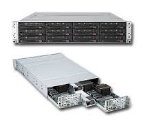 SYS-6026TT-HDTRF, Серверная платформа Supermicro SYS-6026TT-HDTRF Twin; 2U, HotPl 2x(2-Nehalem; 6x3.5" SATA; upto 144GB 1333 DDR3,IPMI) 
