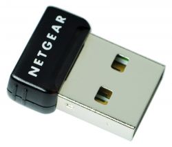 WNA1000M-100PES, NETGEAR USB 2.0 Wi-Fi Micro Adapter 150 Mbps (small black)