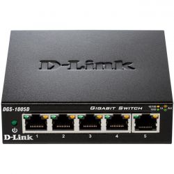 DGS-1005D/G2A, D-Link DGS-1005D, Layer 2 unmanaged Gigabit Switch with Green Ethernet power save technology (DGS-1005D/G2A)