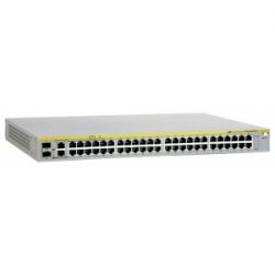 AT-8100S/48POE, Коммутатор Allied Telesis AT-8100S/48POE 48 Port Managed Stackable Fast Ethernet PoE Switch Dual AC Power Supply