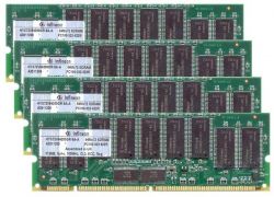 189082-B21, Память HP 189082-B21 2GB PC100 Registered ECC SDRAM Memory Kit (4 x 512 MB)