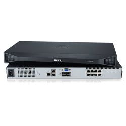 210-39153, PowerEdge 1081AD Analogue 8 Port KVM Switch, Up to 4 USB 2.0 ports for connecting to keyboard, mouse, or other devices, 3Y NBD