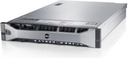 S03R7200104R, Сервер Dell PowerEdge R720 E5-2609 (2.4Ghz) 4C, 4GB (1x4GB) 1333MHz DR LV RDIMM, (2)*300GB SAS 6Gbps 15k 2,5" Hybrid HD HotPlug in 3,5" Carrier (up to 8x3.5"), Сервер Dell PowerEdgeRC H710/512MB NV (RAID 0-60), DVD+/-RW, Broadcom 5720 QP 