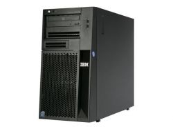 732862G, x3200 M3, Xeon 4C X3460 2.8GHz/1333MHz/8MB, 2x1GB, O/Bay HS 3.5in SAS/SATA, SR BR10il, DVD-ROM, 401W p/s, Tower