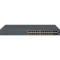 AL3500B15-E6, Nortel Ethernet Routing Switch 3524GT-PWR+ with 24 10/100/1000 (802.3af/at) PoE ports & 4 shared SFP ports, plus 2 rear SFP ports (stack cable not included). Incl Base S/w Lic Kit. (RoHS compliant). (EU powe