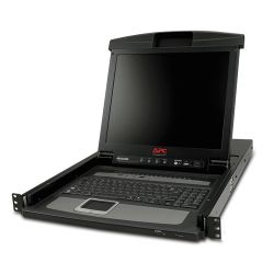 AP5816, APC 17" Rack LCD Console with Integrated 16 Port Analog KVM Switch