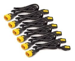 AP8704S, APC Power Cord Kit (6 ps), Locking, IEC 320 C13 to IEC 320 C14, 10A, 208/230V, 1,2 m
