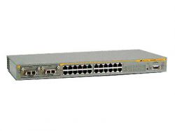 AT-8524M-OEM, Коммутатор Allied Telesis AT-8524M L2+ switch with 24-10/100TX ports plus 2 expansion slots (AC power cord)