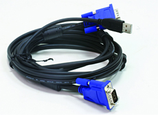 DKVM-CU3, D-Link DKVM-CU3, Cable for KVM Products, 2 in 1 USB KVM Cable, 3m (10ft)