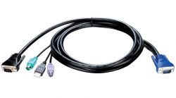 DKVM-IPCB5, D-Link DKVM-IPCB5, All in one SPHD KVM Cable in 5m (15ft) for DKVM-IP1/IP8 devices