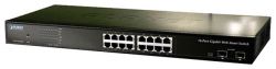 FNSW-1608PS,16-Port 10/100 Ethernet Web/Smart Switch with 8-Port 802.3af PoE Injector
