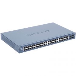 GS748TEU, NETGEAR 48 x 10/100/1000 Smart Managed Gigabit Switch with 4 SFP Gbic Slots