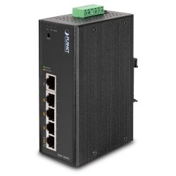 ISW-504PS,IP30 5-Port/TP Web/Smart POE Industrial Fast Ethernet Switch (-10 to 60 C)