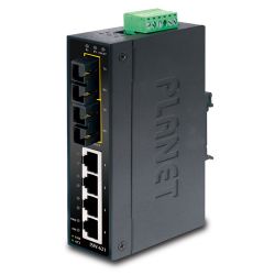 ISW-621,IP30 Slim Type 4-Port Industrial Ethernet Switch + 2-Port 100Base-FX(SC) (-10 - 60 C)