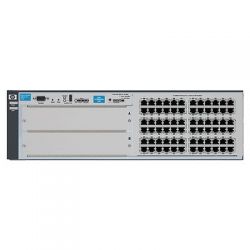 J8772B, Коммутатор HP J8772B E4202vl-72 2-slot chassis (Managed L3 static router 2 open slots + 3x24-port 10/100-TX fixed modules Stackable 19")