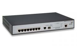 JD877A, Коммутатор HP JD877A 1905-8-PoE Switch (8 ports 10/100 RJ45+1x1000 RJ45 or SFP PoE 62Wmax Web SNMP VLANs 802.1X IGMP Rapid-ST) (repl. for JD875A)