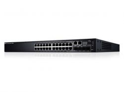 N096224001R,PowerConnect 6224, 24Port Managed Layer 3 Switch, 10Gigabit Ethernet and Stacking capable, No Redundant Power Supply selected, Lifetime Limited Hardware Warranty