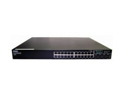 N096224P02R,PowerConnect 6224P, 24Port Managed Layer 3 Switch with PoE support, 10Gigabit Ethernet and Stacking capable, No Redundant Power Supply selected, Lifetime Limited Hardware Warranty