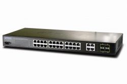 SGSW-2840,24-Port 10/100TX Layer2/L4 Advance SNMP Manageable Switch + 4-Port Gigabit 