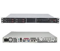 SYS-1015B-3B, Серверная платформа Supermicro SYS-1015B-3B 1U Xeon 3300 LGA775 Quad-Core DDR2 4x2.5-in SAS/SATA2 Hot-swap 560W 80PLUS SYS-1015B-3B Black 