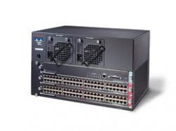 WS-C4003=, Коммутатор Cisco WS-C4003= Catalyst 4003, до 96 портов 10/100 Ethernet для коммуникационных центров, до 36 портов Gigabit Ethernet для центров обработки данных, 3 гнезда расширения.