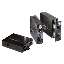 FST-802S15, 10/100Base-TX to 100Base-FX (SC) Smart Media Converter - Single Mode 15KM