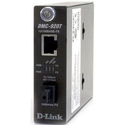 DMC-920T, Медиаконвертер D-LINK DMC-920T 100BaseTX в 100BaseFX по одному волокну (20km, SC) купить со склада в Москве – Space-telecom.ru