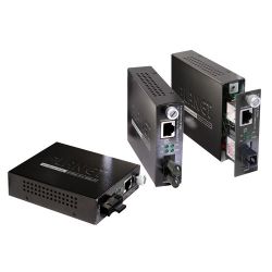 FST-816B20, 0/100Base-TX to 100Base-FX WDM Smart Media Converter - Tx: 1550) - 20KM, OAM