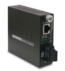 FST-802, 10/100Base-TX to 100Base-FX (SC) Smart Media Converter