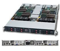 SYS-1026TT-TF, Серверная платформа Supermicro SYS-1026TT-TF Twin; 1U, 2x(2-Nehalem; 4x2.5" SATA; upto 48 GB 1333 DDR3 ECC Reg,x16 PCI-e 