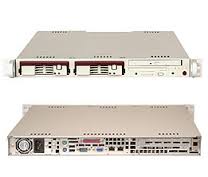 SYS-5014C-T, Серверная платформа 1U RM BB Beige LGA775 800MHz E7221 CD FD GBE2 2X SCA SATA