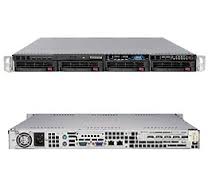 SYS-5015B-MTB, Серверная платформа Supermicro SYS-5015B-MTB, 1U (Black), FSB1333/1066, DDR2 800/677, 4xSATA, 300W 