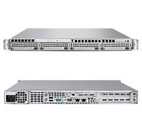 SYS-5015M-NTB, Серверная платформа Supermicro 1U RM BB Black Xeon 3000 LGA775 1066MHZ 2/1PCIEX8/X4 4x SATA 560W