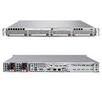 SYS-5015M-NTRB, Серверная платформа Supermicro SYS-5015M-NTRB 1U Rack, Xeon 3000, 8GB Max, 4x3.5" SATA HS, 450W, 
