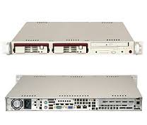 SYS-5015M-T+B, Серверная платформа SUPERMICRO 5015M-T+B 1U BLACK DDR2 CONROE DUAL CORE 300WPS 2X 1 SATA BAYS 