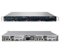 SYS-5015TB-10GB, Серверная платформа Supermicro SYS-5015TB-10GB, 1U Twin (Black), LGA775 FSB1600/1333, DDR3 1333, 4xSATA, 10G LAN, 780W 