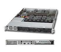 SYS-5016Ti-TF, Серверная платформа Supermicro SuperServer 5016Ti-TF - 2 nodes - cluster - rack-mountable - 1U - 1-way - RAM 0 MB - SATA - hot-swap 3.5" - no HDD - MGA G200eW - Gigabit LAN - Monitor : none. 