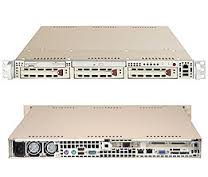 SYS-6013P-8+, Серверная платформа 1U RM BB Beige Xeon-DP 533MHz GBE2 CD FD 4X SCA U320 500W PS