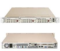 SYS-6014H-8, Серверная платформа 1U RM BB Beige Xeon-DP 800MHz 500W PCIePCIx CD FDD gBe2 4x SCA U320