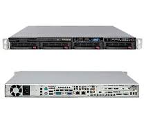 SYS-6015C-M3B, Серверная платформа BBNS 1U DP INTEL 5100 32G 4X SAS XGI VGA 520W BLACK