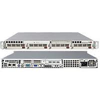 SYS-6015P-8B, Серверная платформа 1U RACKMOUNT BB 5000P BLACKFORD DP-XEON SCSI 2PCIE/X 242GB FBD 560W 