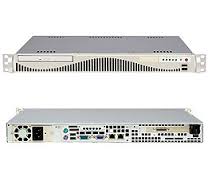 SYS-6015V-MR, Серверная платформа Supermicro 1U MINI RACKMOUNT BB 5000V BLACK FORD-VS DP-XEON 16GB FBD 2GBE 520W 